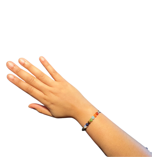 7 Chakras - Crystal Bead Bracelet