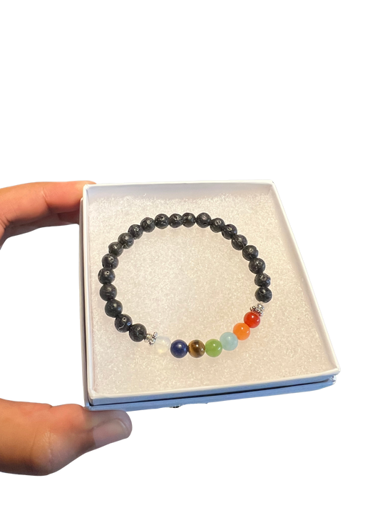 7 Chakras - Crystal Bead Bracelet