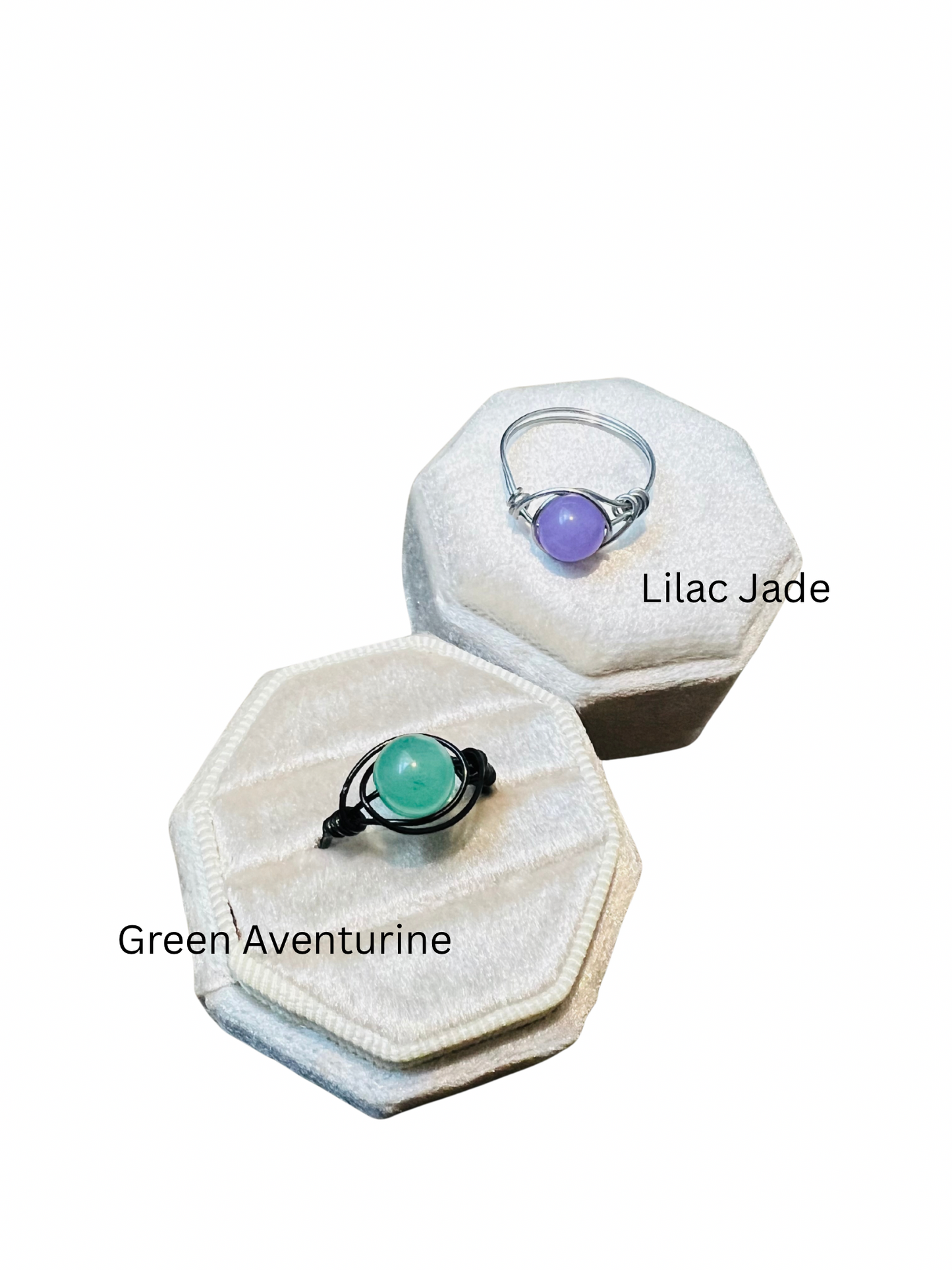Wire Wrapped Gemstone Ring
